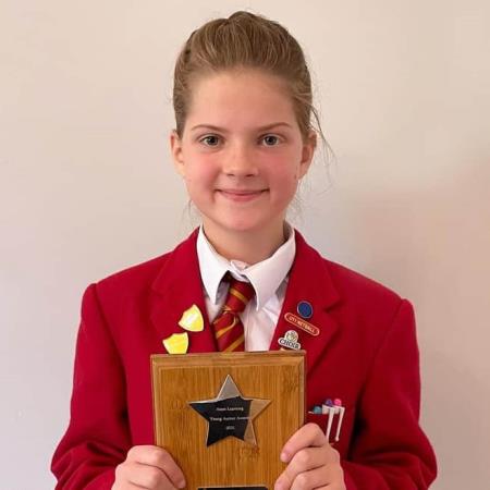 Amelie wins National writing competition